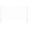 vidaXL Valla con Poste Plateado 1,2 x 10 m Acero