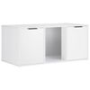 vidaXL Mueble Transport&iacute;n para Gatos Blanco 100 x 49 x 45 cm