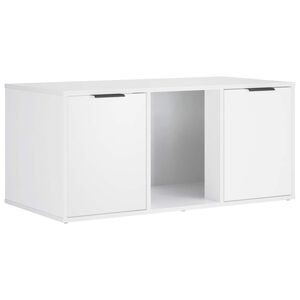 vidaXL Mueble Transport&iacute;n para Gatos Blanco 100 x 49 x 45 cm