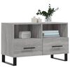 vidaXL Mueble de TV madera de ingenier&iacute;a gris Sonoma 80x36x50 cm