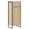 vidaXL Gabinete de Ba&ntilde;o Sonoma 40 x 30 x 100 cm Madera contrachapada