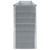 vidaXL Jardinera elevada acero galvanizado gris 320x40x77 cm