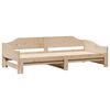 vidaXL Sof&aacute; cama nido madera maciza de pino 90x200 cm