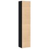 vidaXL Librer&iacute;a de roble negro 40x30x189 cm Madera de ingenier&iacute;a
