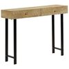 vidaXL Mesa consola de madera maciza de mango 102x30x79 cm