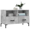 vidaXL Mueble para TV madera contrachapada gris hormigón 80x36x50 cm