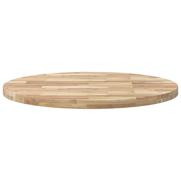 vidaXL Tablero de mesa redondo madera maciza de acacia &Oslash;90x4 cm