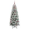 vidaXL Árbol de Navidad artificial con 300 LED 78 x 78 x 210 cm