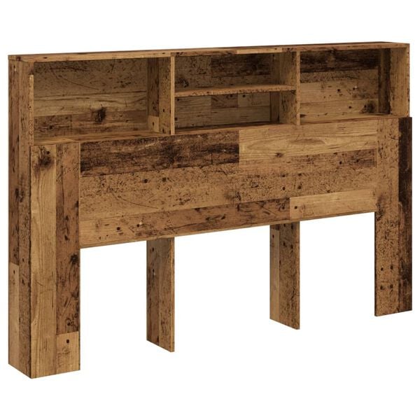 vidaXL Cabecero armario madera ingenier&iacute;a envejecida 160x19x103,5 cm