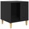 vidaXL Casa para perros Negro 44 x 42 x 49 cm Madera de ingenier&iacute;a