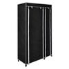 vidaXL Armario plegable 110x45x175 cm negro