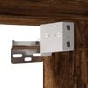 vidaXL Armario estrecho madera ingenier&iacute;a roble ahumado 30x42,5x225 cm