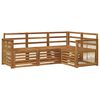 vidaXL Juegos de sof&aacute;s 4 pcs Madera de Acacia S&oacute;lida