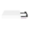 vidaXL Estante flotante pared 2 uds blanco y roble MDF 90x23,5x3,8 cm