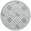 vidaXL Alfombra de exterior ARAKIL gris &Oslash;160 cm PP