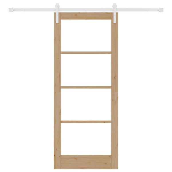 vidaXL Puerta Corredera ORKDAL Natural 83 x 202 cm