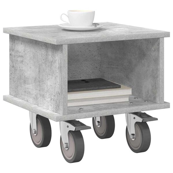 vidaXL Soporte de TV Gris Concreto 37 x 35 x 35 cm