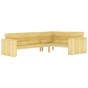 vidaXL Banco de jard&iacute;n de madera de pino impregnada 239 cm