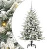 vidaXL &Aacute;rbol de Navidad Artificial Pre-iluminado con Juego de Bolas