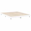 vidaXL Estructura de cama madera de ingenier&iacute;a blanca 120x200 cm