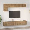 vidaXL Conjunto de mueble de TV 5 pcs Roble artesanal