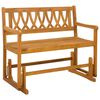 vidaXL Banco Deslizador de Jard&iacute;n Natural 110 x 59 x 97 cm