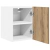 vidaXL Mueble colgante 2 pcs Roble Artesano y 30 x 31 x 40 cm