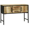 vidaXL Mesa Consola Marr&oacute;n 100 x 35 x 70 cm Madera de mango maciza