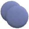 vidaXL Cojines para asiento 2 uds. tela Azul jeans &Oslash;40 x 13 cm