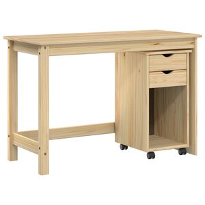 vidaXL Juego de escritorio y gabinete 2 uds. Marr&oacute;n