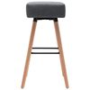 vidaXL Taburete de cocina tela gris claro