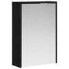 vidaXL Armario con espejo de ba&ntilde;o Roble Negro 43 x 16 x 62.5 cm