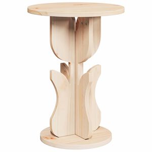 vidaXL Mesa de Caf&eacute; Natural 39,5 x 39,5 x 53,5 cm