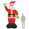 vidaXL Papá Noel inflable de Navidad con LED 370 cm