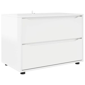 vidaXL Armario de almacenamiento brillante 80 x 48 x 57 cm