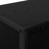 vidaXL Gabinete de TV Roble Negro 140 x 36 x 49.5 cm