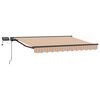 vidaXL Armaz&oacute;n de toldo manual con LEDs 3 x 2,5 m