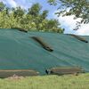 vidaXL Sacos de arena 100 pcs Verde oscuro 120 x 27 cm HDPE
