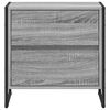 vidaXL Mesa de Noche con caj&oacute;n Gris Sonoma 50 x 39.5 x 50 cm