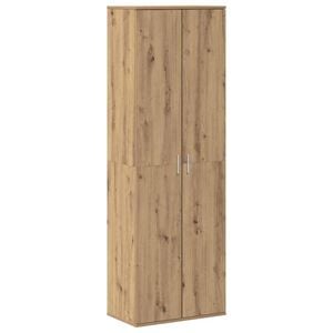 vidaXL Highboard Roble artisan 60 x 35 x 180 cm Madera contrachapada