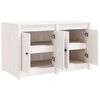 vidaXL Mueble de cocina exterior madera maciza pino blanco 106x55x64cm