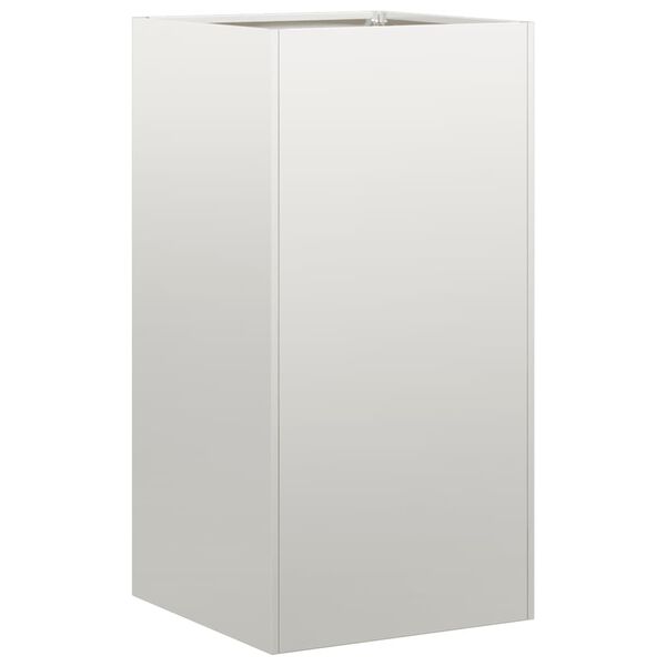 vidaXL Jardinera 40x40x80 cm acero inoxidable