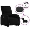 vidaXL Sill&oacute;n el&eacute;ctrico reclinable elevable de tela negro