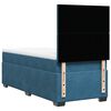 vidaXL Cama box spring con colch&oacute;n terciopelo azul 90x200 cm
