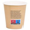 vidaXL Vasos de papel para caf&eacute; 100 uds marr&oacute;n 200 ml