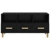 vidaXL Mueble de TV Roble Negro 102 x 36 x 50 cm Madera de ingenier&iacute;a