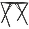 vidaXL Patas de mesa de comedor estructura X acero 70x70x73 cm