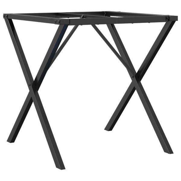 vidaXL Patas de mesa de comedor estructura X acero 70x70x73 cm