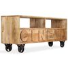 vidaXL Mueble de TV de madera maciza de mango 120x30x48 cm