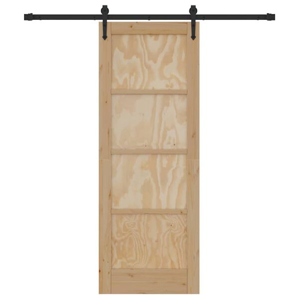 vidaXL Puerta Corredera ORKDAL Marr&oacute;n 73,5 x 198,5 cm